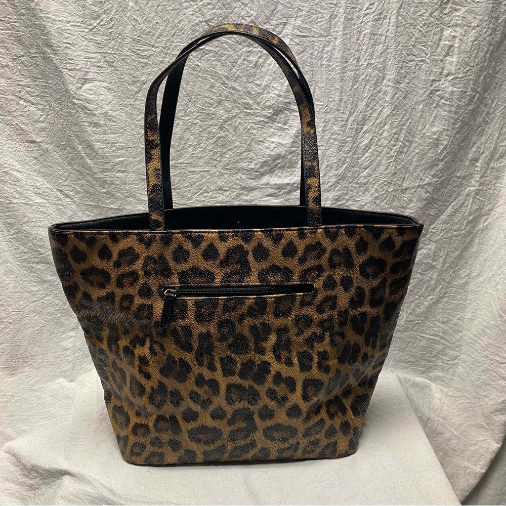 Chicos leopard print tote.